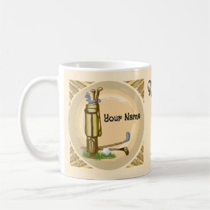 Old Golf Clubs mug