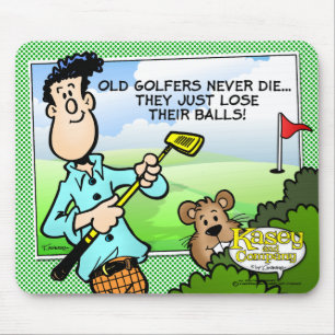 Old Golfer Mouse Mat