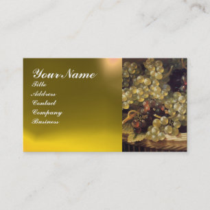 OLD GRAPE VINEYARD ,RED WAX SEAL BUSINESS CARD