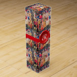 OLD GRAPE VINEYARD WINE ,RED WAX SEAL MONOGRAM WINE GIFT BOX<br><div class="desc">Ancient Mediaeval French miniature of wine tasting with elegant costumes. .This classy design is perfect for nutritionists, dieticians, caterers,  food service, preparation or restaurant , catering , wine industries.</div>
