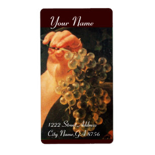 OLD GRAPE VINEYARD WINE TASTING PARTY LABELS
