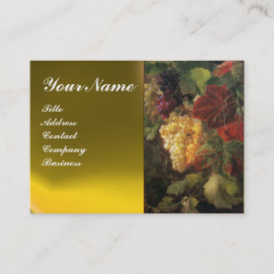 OLD GRAPE VINEYARD,WINE TASTING PARTY MONOGRAM BUSINESS CARD