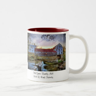 "Old Green Family Mill" Two-Tone Coffee Mug