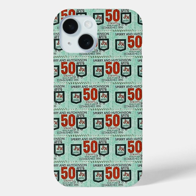 Old Green Stamps Case-Mate iPhone Case (Back)