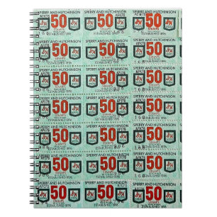 Old Green Stamps Notebook