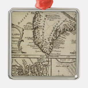 Old Greenland Metal Tree Decoration