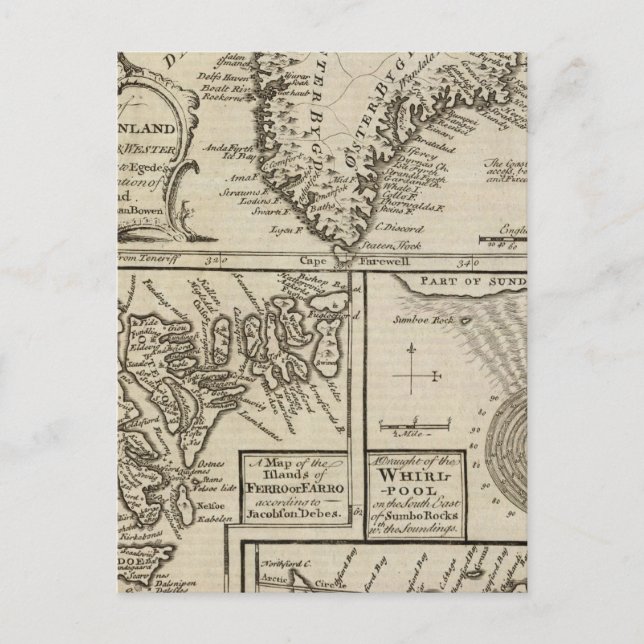 Old Greenland Postcard (Front)