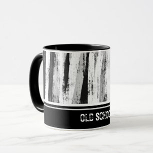 Old grey wood background mug