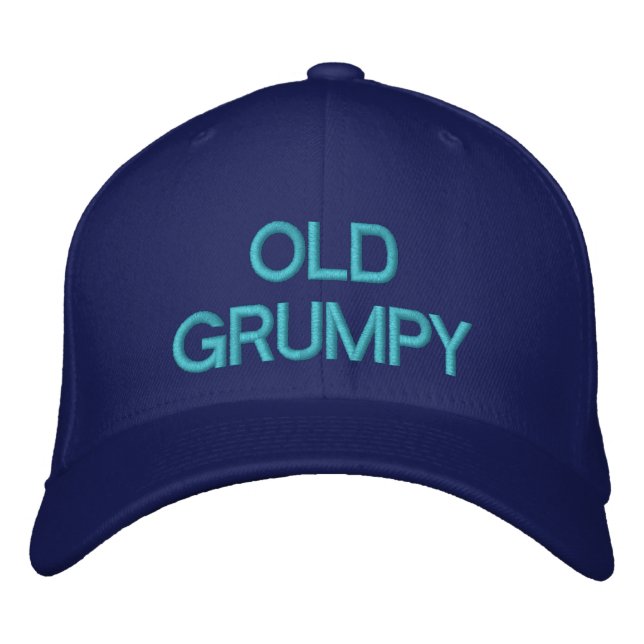 OLD GRUMPY - Customisable Cap by eZaZZaleMan (Front)