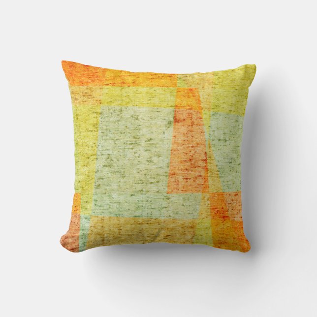 Old grunge background with delicate abstract textu cushion (Front)