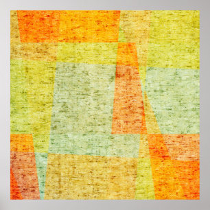 Old grunge background with delicate abstract textu poster