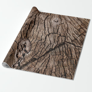 Old grunge dark textured wooden background, The su Wrapping Paper