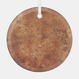 Old Grunge Rustic Metal Texture Glass Tree Decoration