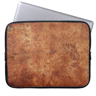 Old Grunge Rustic Metal Texture Laptop Sleeve