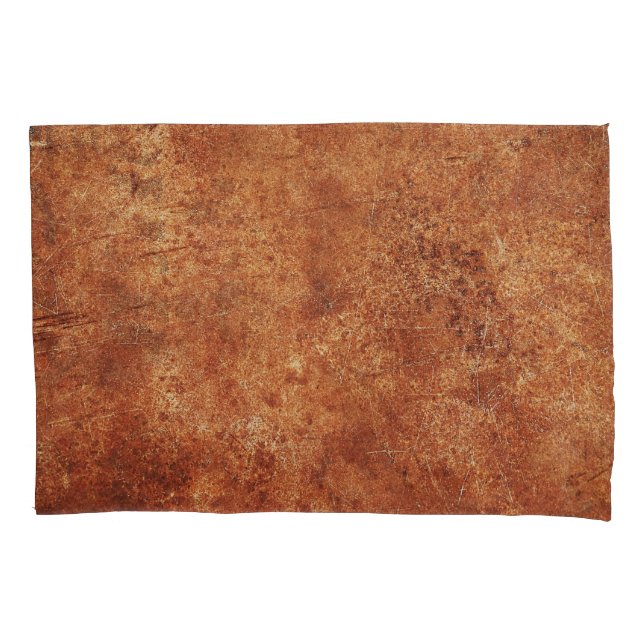 Old Grunge Rustic Metal Texture Pillowcase (Front)