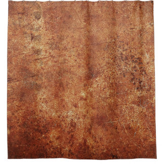 Old Grunge Rustic Metal Texture Shower Curtain