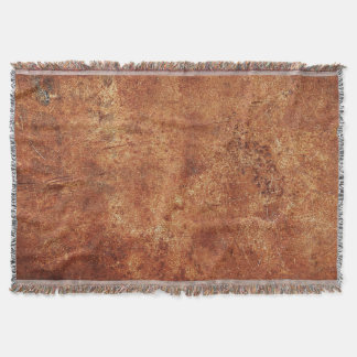 Old Grunge Rustic Metal Texture Throw Blanket