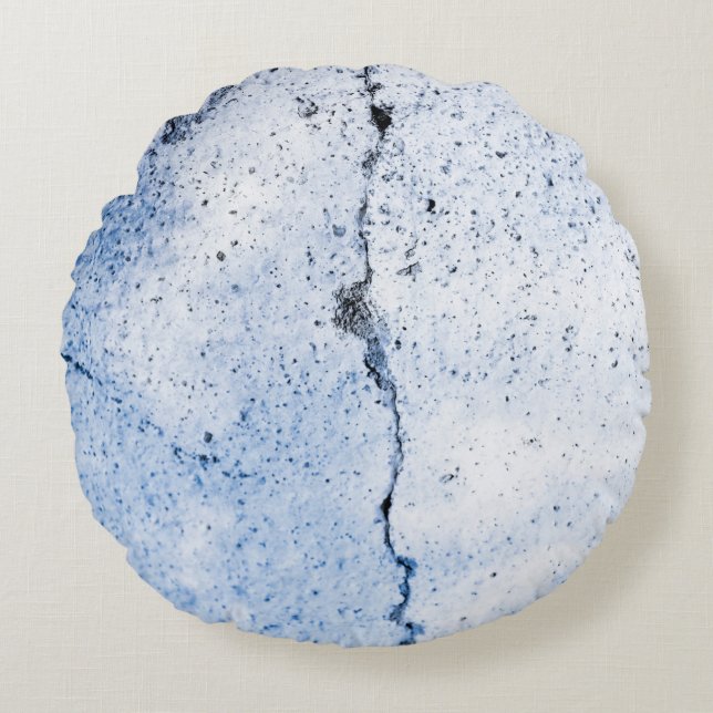 Old grunge wall textureabstract, ancient, antique, round cushion (Front)