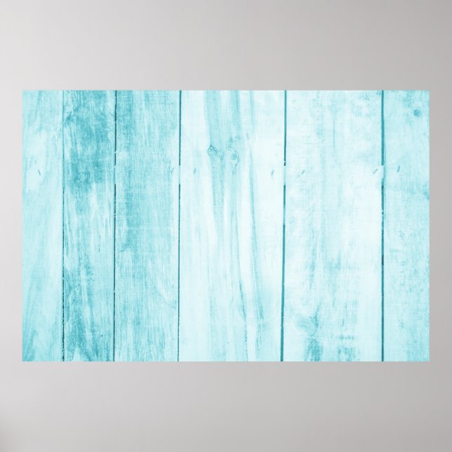 Old grunge wood plank texture background. Vintage  Poster (Front)