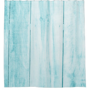 Old grunge wood plank texture background. Vintage Shower Curtain