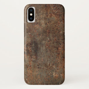 Old Grungy Leather Print iPhone X Case
