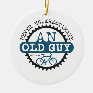 Old Guy Ceramic Tree Decoration