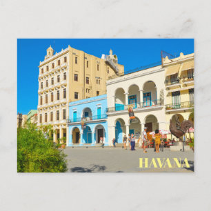 Old Habana, Cuba Postcard