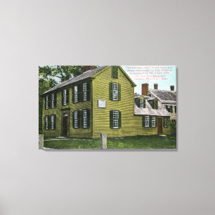 Old Hancock Clark House View # 2 Canvas Print
