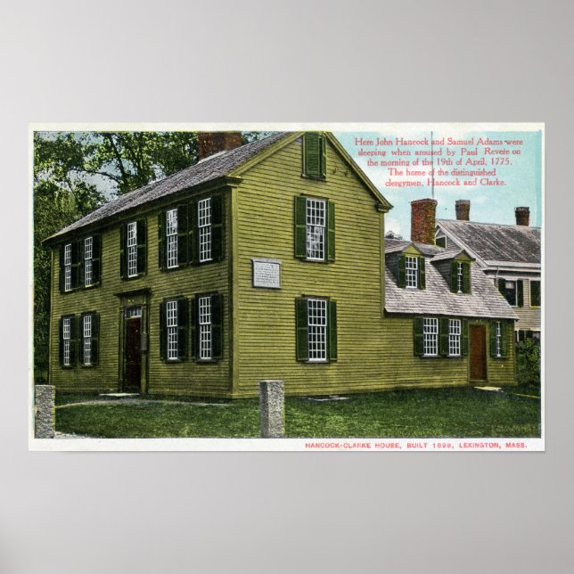 Old Hancock Clark House View # 2 Poster (Front)
