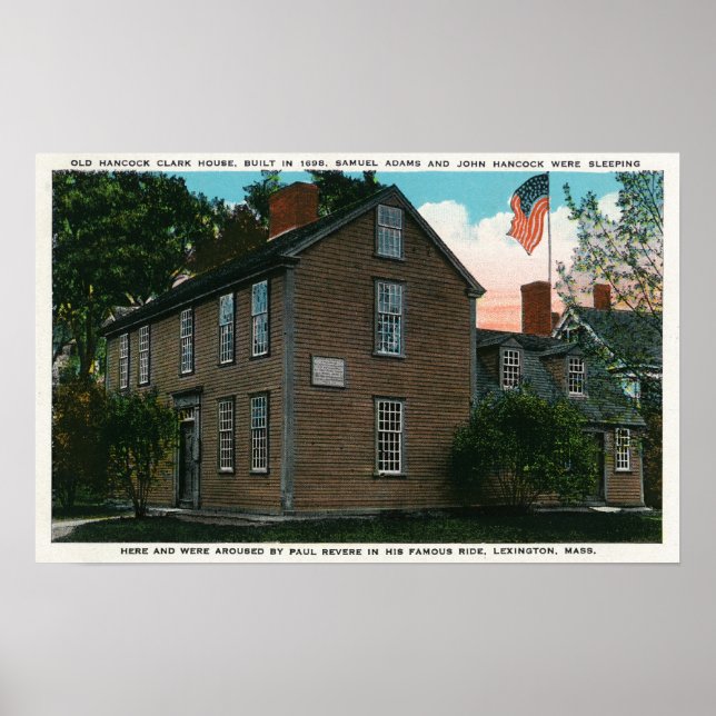 Old Hancock Clark House View # 3 Poster (Front)
