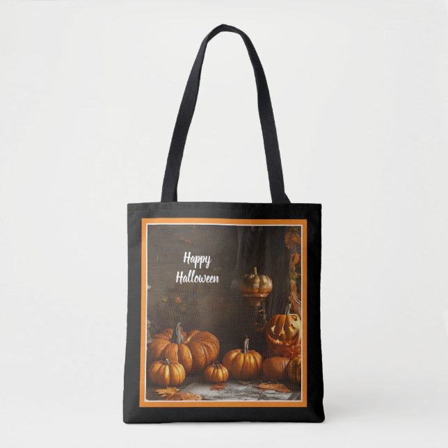 Old Happy Halloween Home Collection Tote Bag (Front)