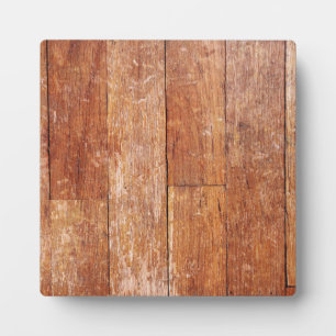 Old Hardwood Look Plaque