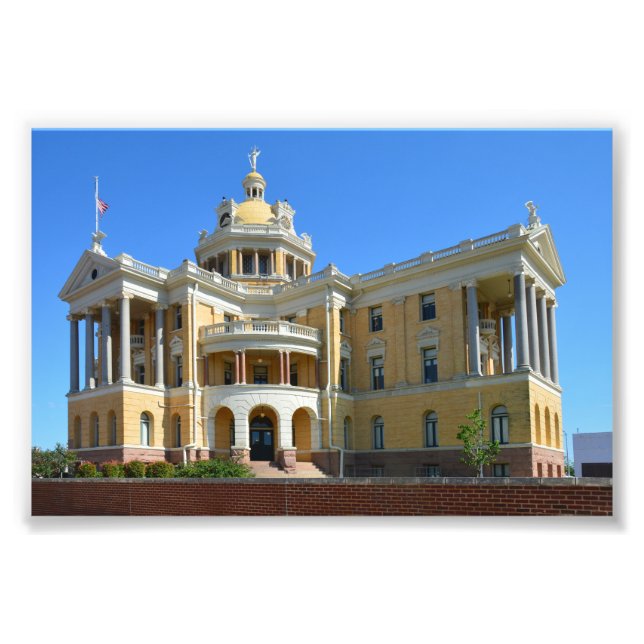 Old Harrison County Courthouse, Marshall, Texas Photo Print (Front)
