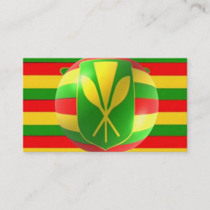 Old Hawaiian Flag Business Card