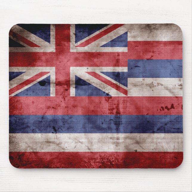 Old Hawaiian Flag; Mouse Mat (Front)