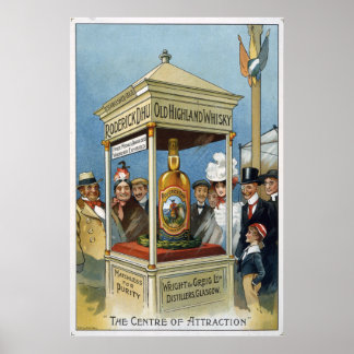 Old Highland Whisky Poster