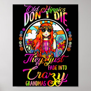 Old Hipes Don't Die They Just Fade Into Crazy Gran Poster