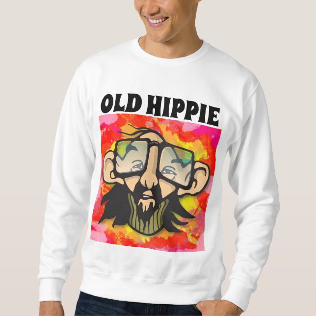 OLD HIPPIE BIRTHDAY MEN'S T-SHIRTS (Front)