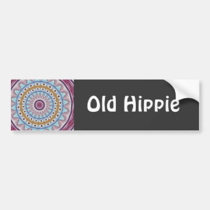 Old Hippie Bumper Sticker