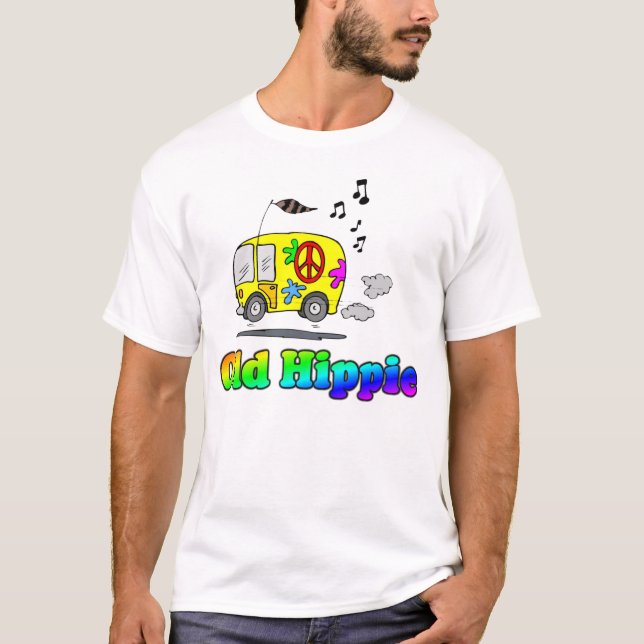 Old Hippie Bus T-Shirt (Front)
