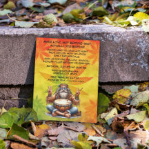 Old Hippie Man Birthday Party