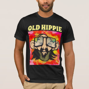 OLD HIPPIE MEN'S VINTAGE BIRTHDAY T-SHIRTS