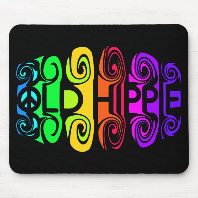 OLD HIPPIE mousepad (Front)