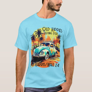 Old Hippies for Harris/Walz T-Shirt