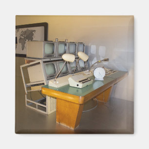 old historic tv studio magnet