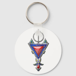 old historical pendant berber jewellery tribal sig key ring