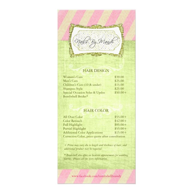 Old Hollywood Rack Cards (Front)