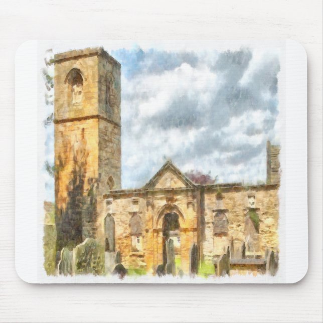 Old Holy Trinity Church, Wentworth Mouse Mat (Front)