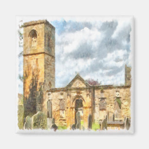 Old Holy Trinity Gothic Architecture Church Magnet