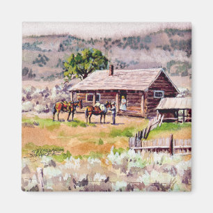 OLD HOMESTEAD by SHARON SHARPE Magnet